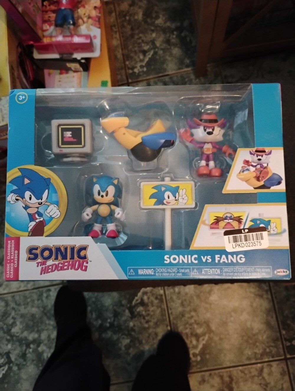 Sonic the Hedgehog Sonic vs Fang Action Figure Playset - Blue